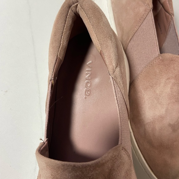 🔴SOLD🔴 Vince Warren Suede Sneaker Pink Size 7.5 - Picture 8 of 14